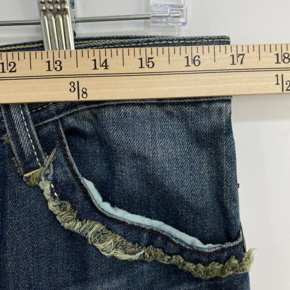 OV Denim Jeans Womens Actual Size 34Wx29L Blue Lift Slim Straight Leg Med Wash - Picture 9 of 12